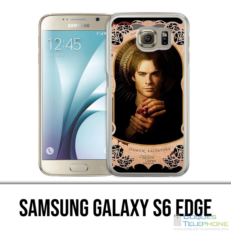 Coque Samsung Galaxy S6 EDGE - Vampire Diaries Damon