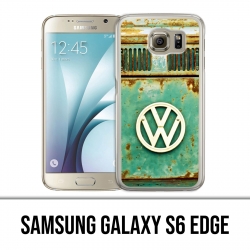 Custodia per Samsung Galaxy S6 Edge - Logo vintage Vw