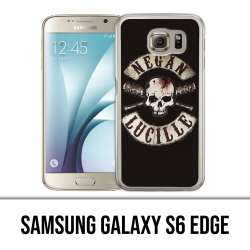 Custodia per Samsung Galaxy S6 Edge - Walking Dead con logo Negan Lucille