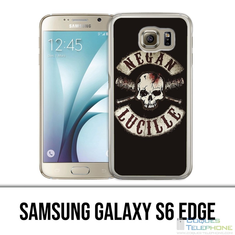 Samsung Galaxy S6 Edge Case - Walking Dead Logo Negan Lucille