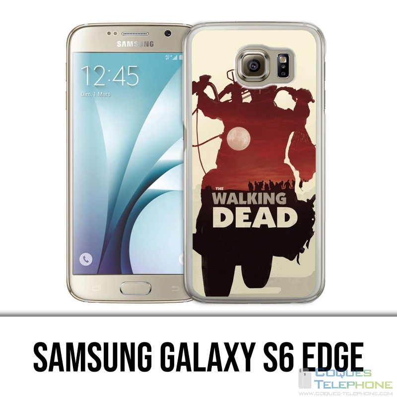 Samsung Galaxy S6 Edge Hülle - Walking Dead Moto Fanart