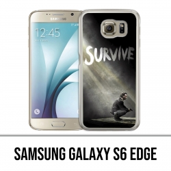 Custodia per Samsung Galaxy S6 Edge - Walking Dead Survive