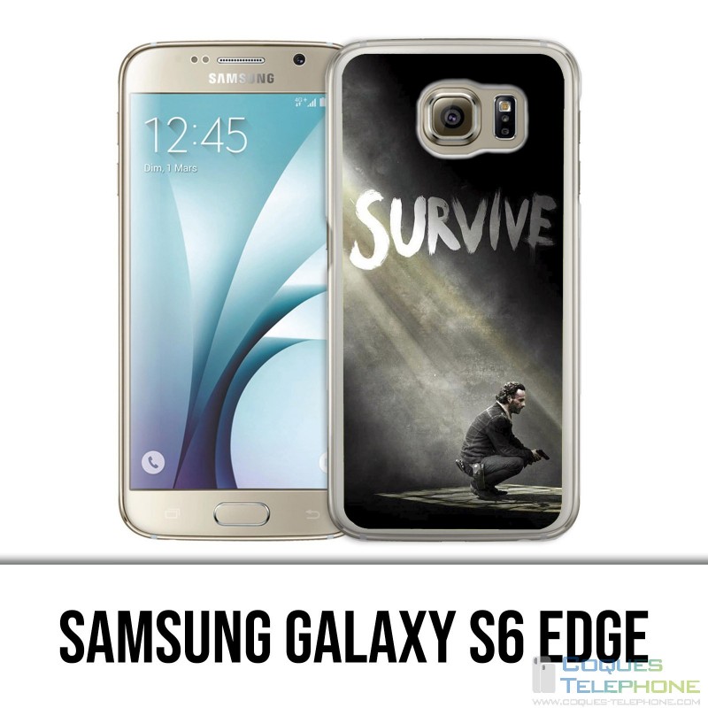 Carcasa Samsung Galaxy S6 Edge - Walking Dead Survive