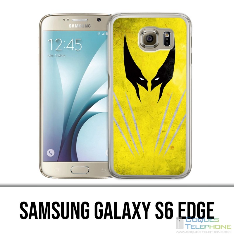 Carcasa Samsung Galaxy S6 edge - Xmen Wolverine Art Design