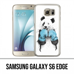 Samsung Galaxy S6 Edge Hülle - Panda Boxing