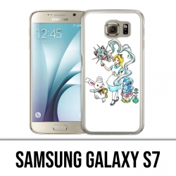 Coque Samsung Galaxy S7  - Alice Au Pays Des Merveilles Pokémon