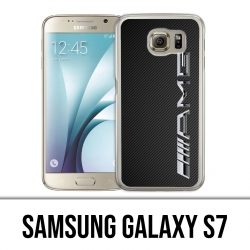 Carcasa Samsung Galaxy S7 - Logotipo Amg Carbon