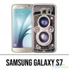 Samsung Galaxy S7 Hülle - Vintage Black Camera