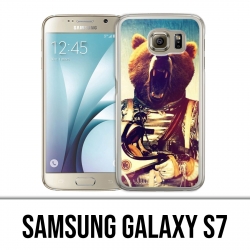 Coque Samsung Galaxy S7  - Astronaute Ours