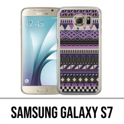 Coque Samsung Galaxy S7 - Azteque Violet