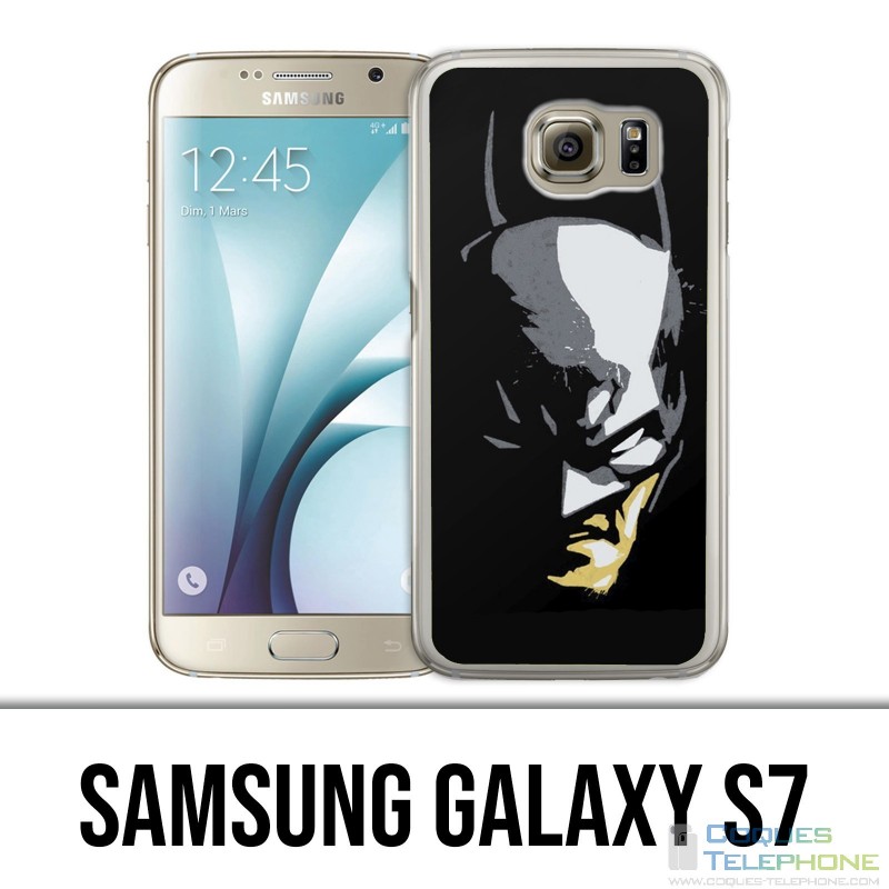 Coque Samsung Galaxy S7  - Batman Paint Face