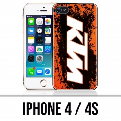 Custodia per iPhone 4 / 4S - Logo Ktm sfondo bianco