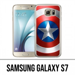 Coque Samsung Galaxy S7  - Bouclier Captain America Avengers