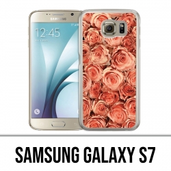 Samsung Galaxy S7 Hülle - Strauß Rosen