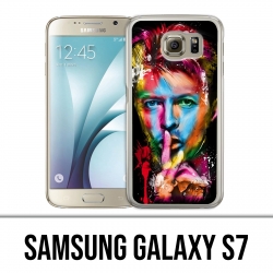 Samsung Galaxy S7 Hülle - Bowie Multicolor