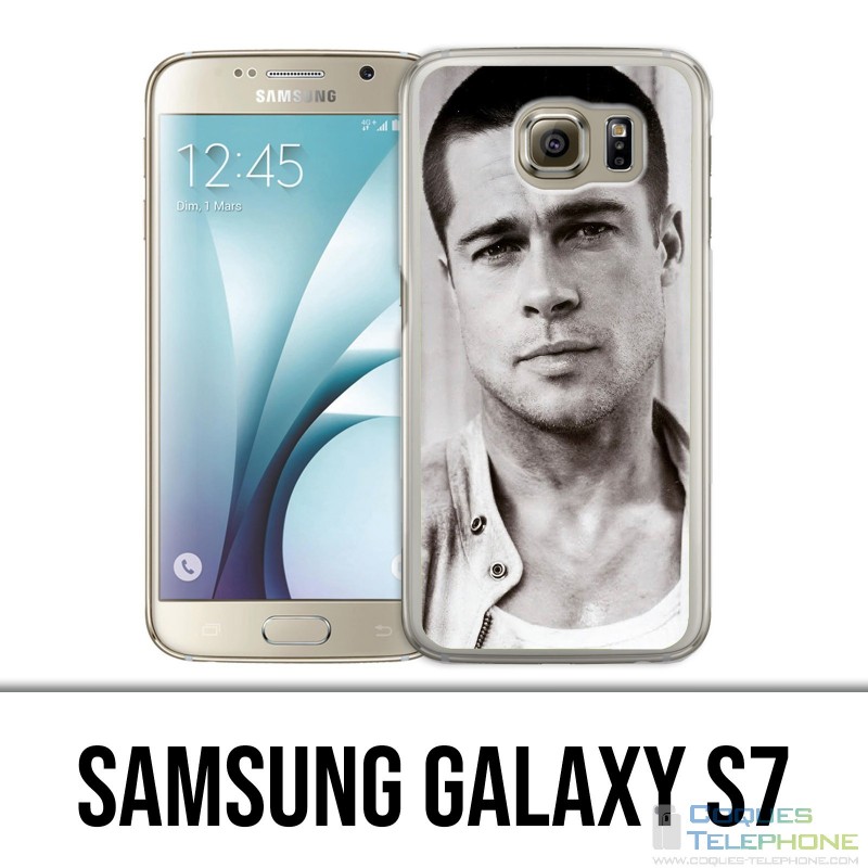 Coque Samsung Galaxy S7  - Brad Pitt