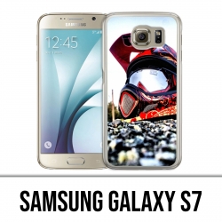 Funda Samsung Galaxy S7 - Casco Moto Cross