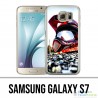 Samsung Galaxy S7 Hülle - Moto Cross Helm