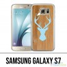 Custodia Samsung Galaxy S7 - Cervo di legno