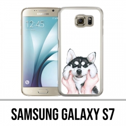 Samsung Galaxy S7 Case - Dog Husky Cheeks