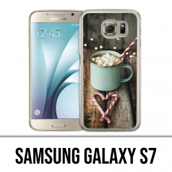 Samsung Galaxy S7 Hülle - Hot Chocolate Marshmallow