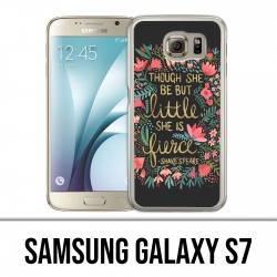 Samsung Galaxy S7 Hülle - Shakespeare-Zitat