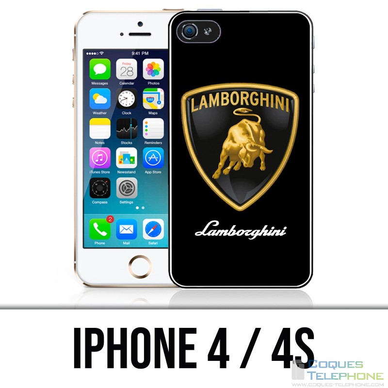 Custodia per iPhone 4 / 4S - Logo Lamborghini