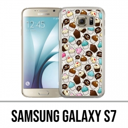 Carcasa Samsung Galaxy S7 - Kawaii Cupcake