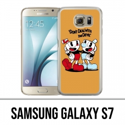 Custodia Samsung Galaxy S7 - Cuphead