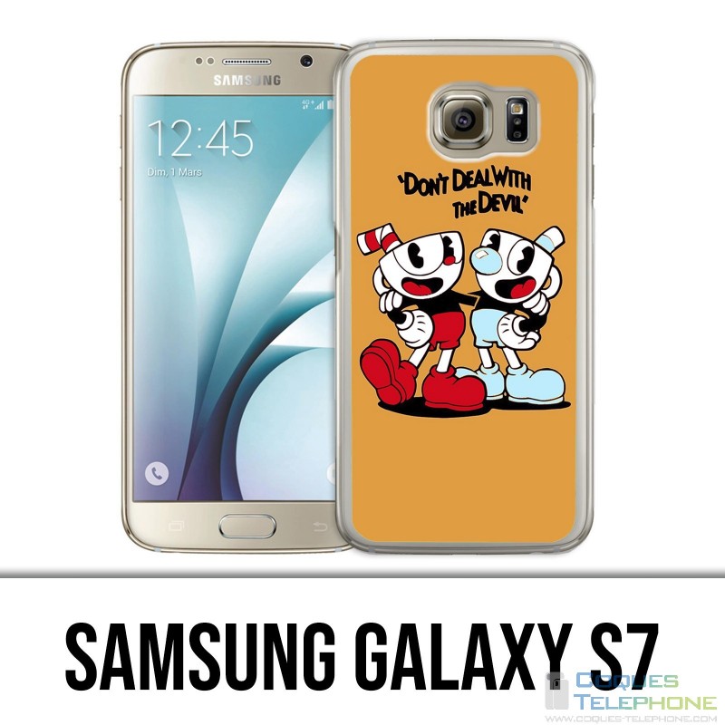 Funda Samsung Galaxy S7 - Cuphead