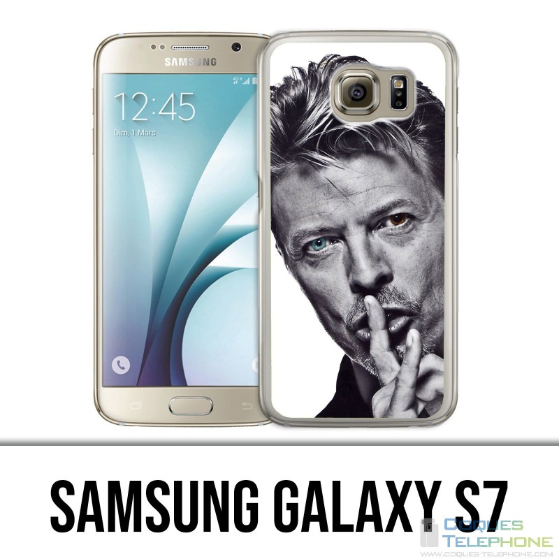 Carcasa Samsung Galaxy S7 - David Bowie Hush