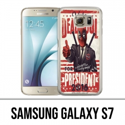 Samsung Galaxy S7 Hülle - Deadpool Präsident