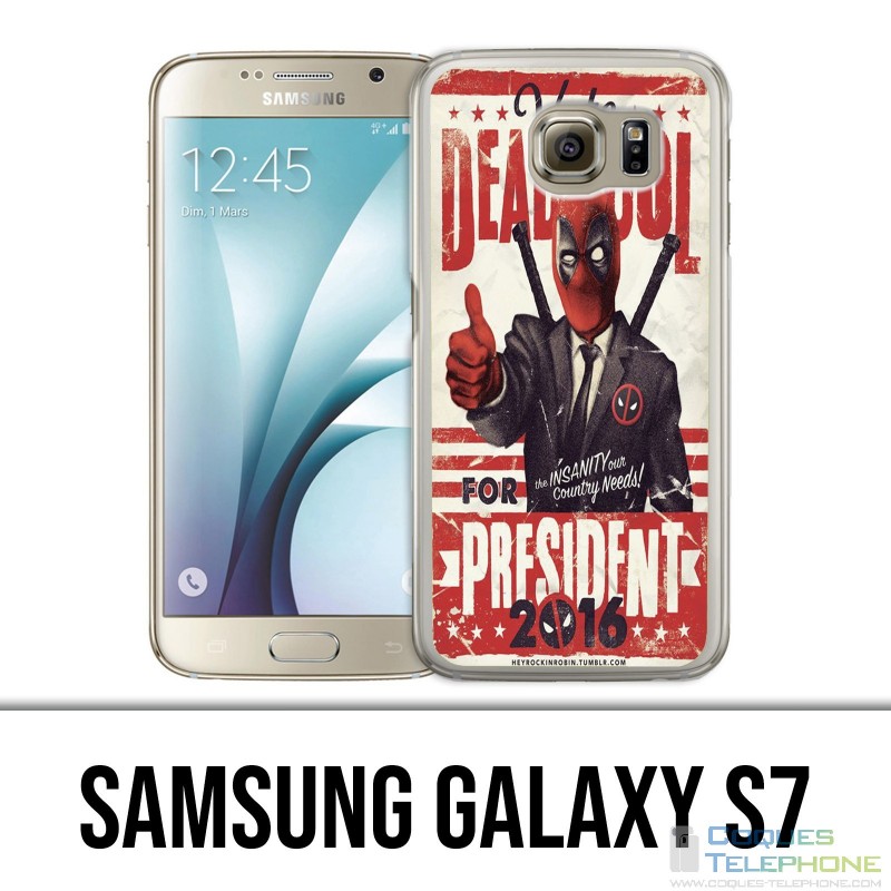 Carcasa Samsung Galaxy S7 - Deadpool President