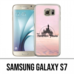 Carcasa Samsung Galaxy S7 - Ilustración Disney Forver Young