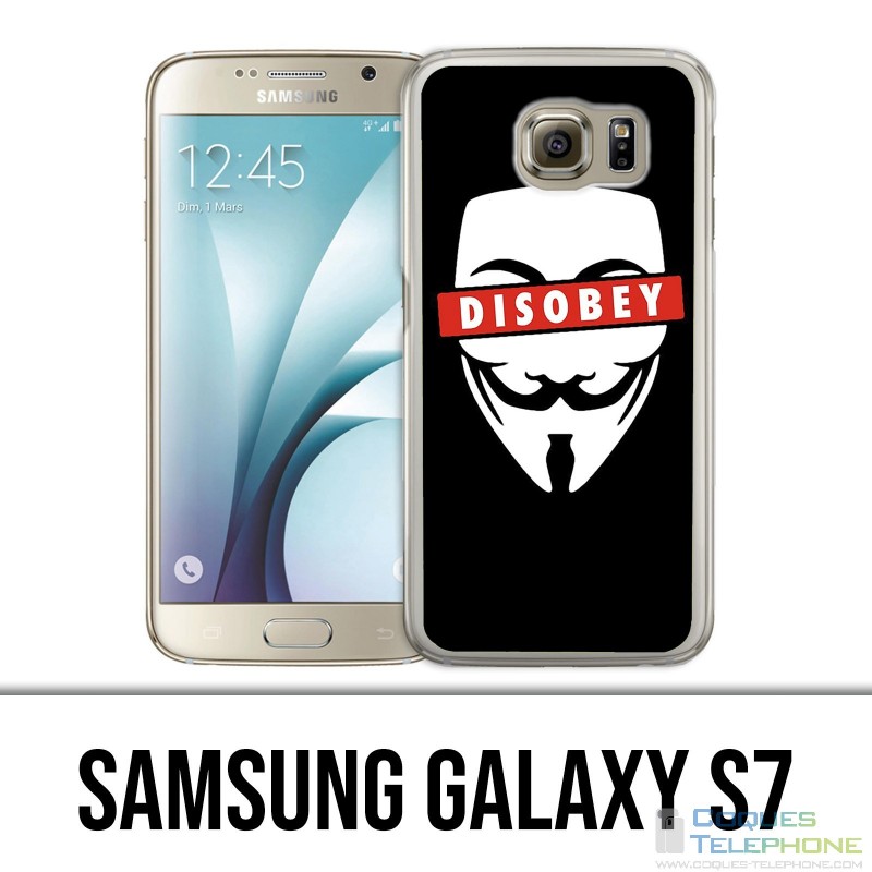 Coque Samsung Galaxy S7 - Disobey Anonymous