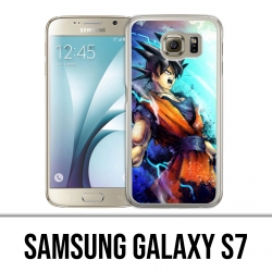 Coque Samsung Galaxy S7  - Dragon Ball Goku Couleur