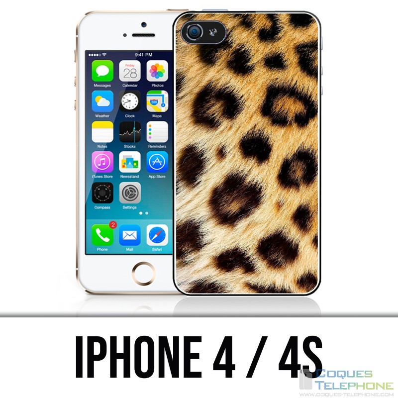 Custodia per iPhone 4 / 4S - Leopardo