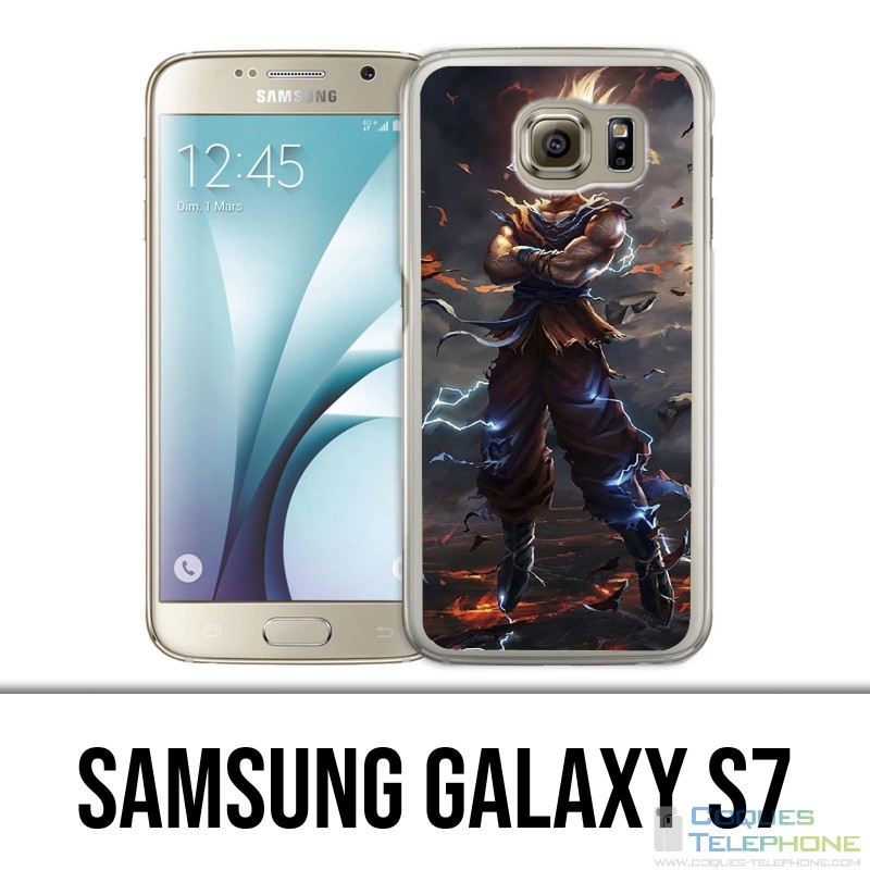 Coque Samsung Galaxy S7  - Dragon Ball Super Saiyan