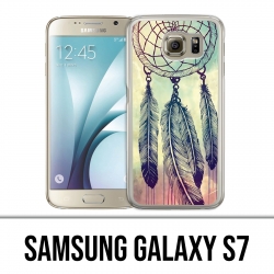 Samsung Galaxy S7 Hülle - Dreamcatcher Feathers