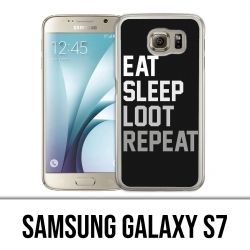Coque Samsung Galaxy S7  - Eat Sleep Loot Repeat