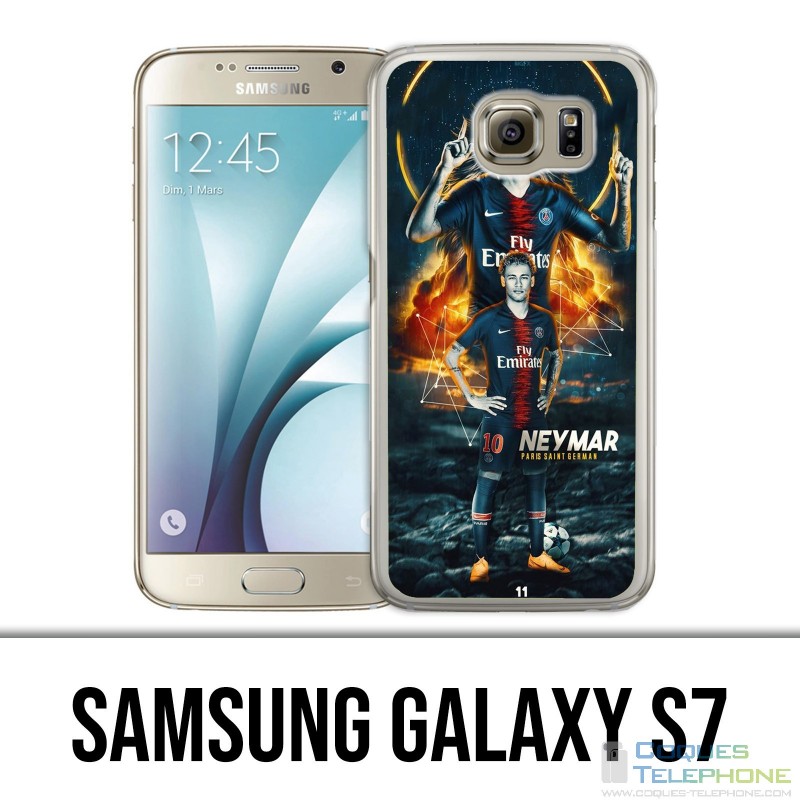 Custodia Samsung Galaxy S7 - Football Psg Neymar Victory