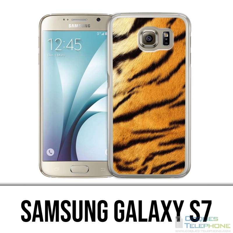 Custodia Samsung Galaxy S7 - Pelliccia di tigre