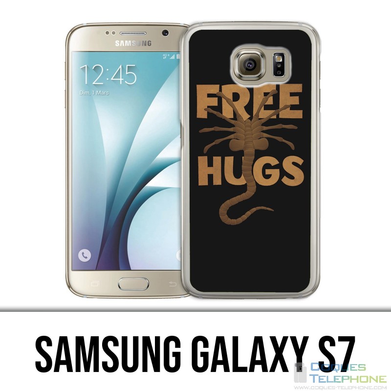 Coque Samsung Galaxy S7  - Free Hugs Alien