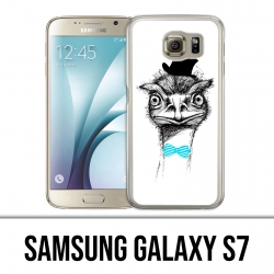 Carcasa Samsung Galaxy S7 - Avestruz Divertida