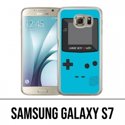 Samsung Galaxy S7 Hülle - Game Boy Farbe Türkis
