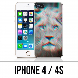 Coque iPhone 4 / 4S - Lion 3D
