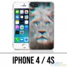Coque iPhone 4 / 4S - Lion 3D
