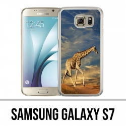 Coque Samsung Galaxy S7  - Girafe Fourrure