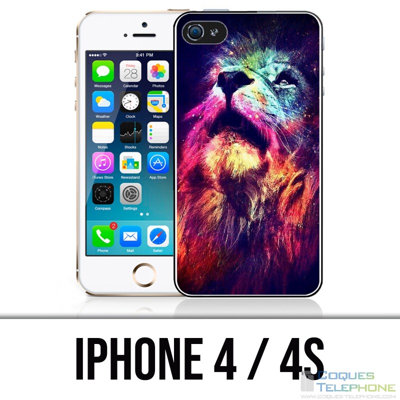 IPhone 4 / 4S case - Lion Galaxie