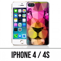 Coque iPhone 4 / 4S - Lion Geometrique